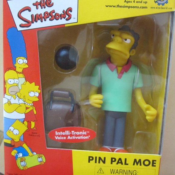The Simpsons PIN PAL MOE Playmates / ToyFare Exclusive Figure - Picture 4 of 4